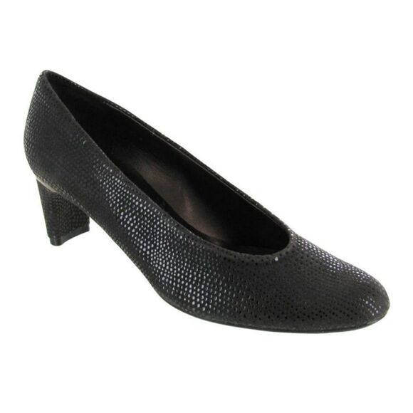 Vaneli Dayle Almond toe Short Block heel Pump, Black print Women's Size 9.5 NWOB - Picture 1 of 8